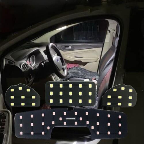 For Ford Ecosport Focus 2 Mondeo MK4 2007~2014 Interior Lights Dome Map Room Roof LED Lamps Reading Lamp Trunk Canbus Car Bulbs