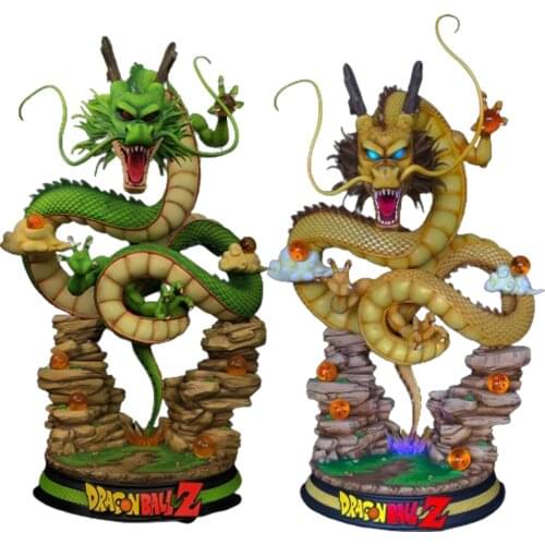 Dragon Ball Z Anime Figure Characters Illuminable Shenron Toy Kakarotto Super Saiyan Son Goku Oversize Modle Figma Birthday Gift