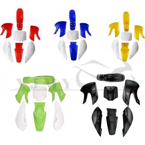 Motorcycle Plastic Fender Fairing Kit Full Body Cover Kits Fenders Mudguard For Kawasaki KLX110 KX65 Suzuki DRZ110