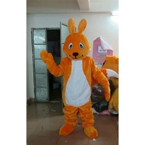 Halloween Lovely Orange Squirrel Mascot Costume Cosplay Clothing Carnival Adults