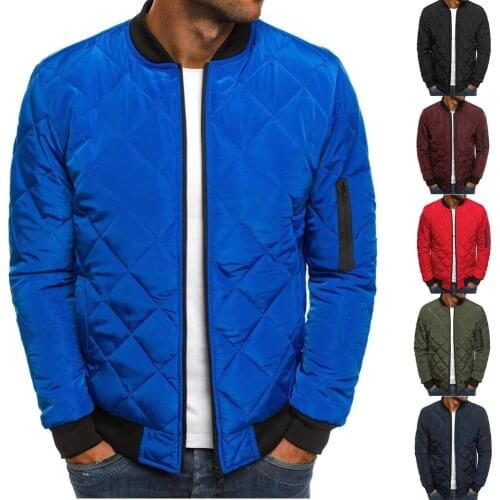 LUCLESAM Men Winter Warm Lightweight Down Coat Mens Water and Wind-Resistant Breathable Quilted Coat parkas