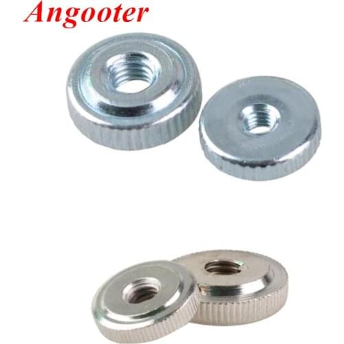 Knurled Thumb Nut GB807 M3 M4 M5 M6 M8 Carbon steel Knurled Thin thumb Nut Flat Head Single Layer Hand tight nut