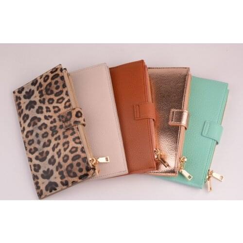 2021 New Hot Sell Key Card Bag Wallet for Women Men Leopard Coin Purse PU Leather Double Zipper Kabaw Fashion Key Wallet Jewelry