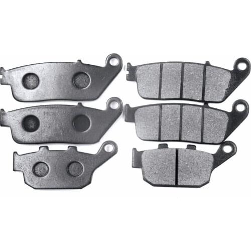 New Motorcycle Front+Rear Brake Pads Set For Honda CBR250 CBR400 CB400 NTV600 NT650 NTV650 VFR700