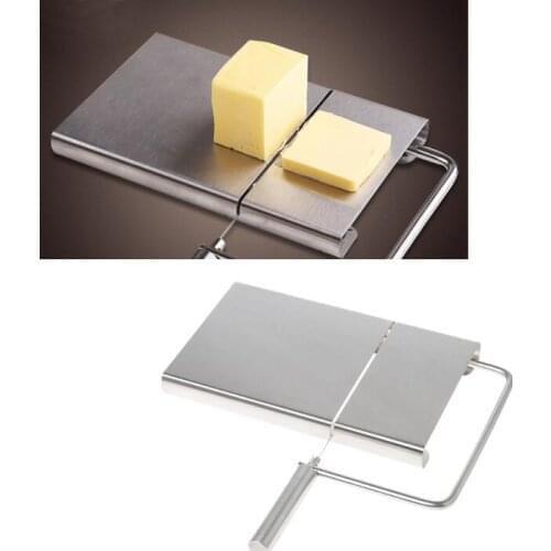 Wholesale 50pcs Stainless Steel Butter Cutting Knives Cheese Slicer For Kitchen Cooking Tool