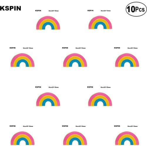 Pansexual Pride Rainbow Badge Lapel Pin Brooches Pins Flag badge Brooch Badges