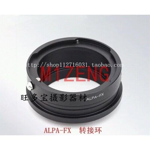 Adapter ring for ALPA lens to Fujifilm fuji FX X X-E3/XH1/XT100/X-M1/X-A5/X100F/XT1 xpro2 xt30 camera