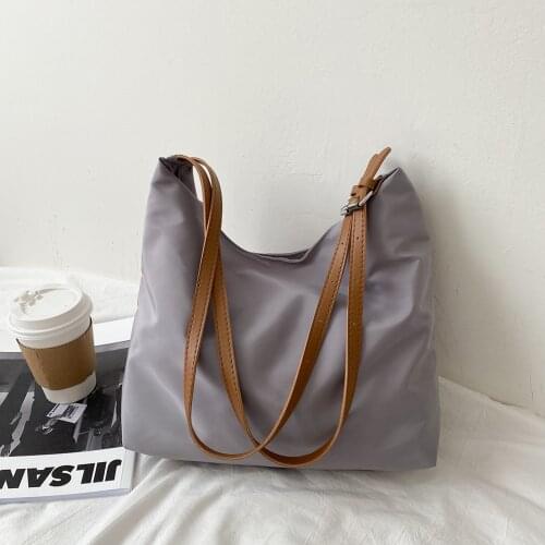 Daily Women Tote Hit Color Handbags Outdoor Large Capacity Shoulder Bag Clutch Fashion Exquisite Shopping Bag
