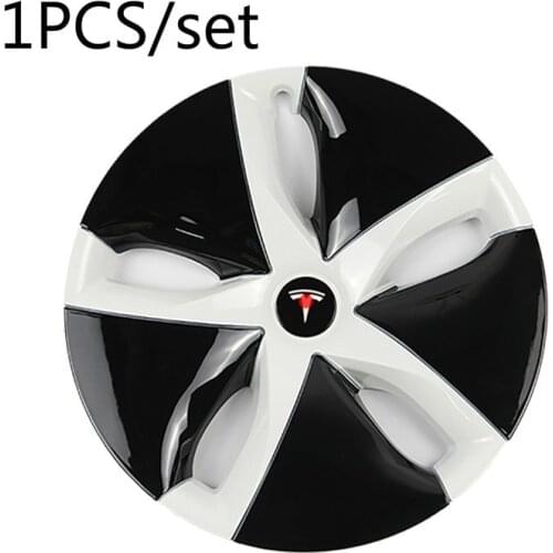 Applicable To Tesla Model 3 2017-2021 Models Hubcap Modification 18-Inch Automobile Hubcap Wheel Cover Model3 Accessories