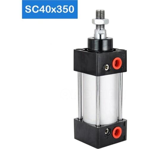 SC40X350 40mm Bore 350mm Stroke Magnet Air Sizes Small Plunger Penumatic Pressure Gauge Actuator Standard Cylinder