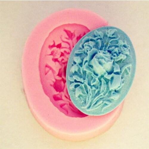 Rose Flower 3D Silicone Mold Fondant Cake Decorating Tools Candy Ploymer Clay Chocolate Gumpaste Mold Craft Soap Moulds