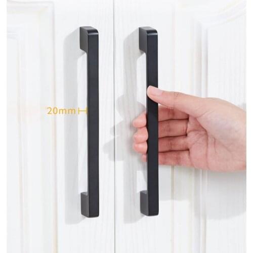 Modern Simple Wardrobe Drawer Cabinet Door Handle Hardware Cabinet Single Hole Door Handle