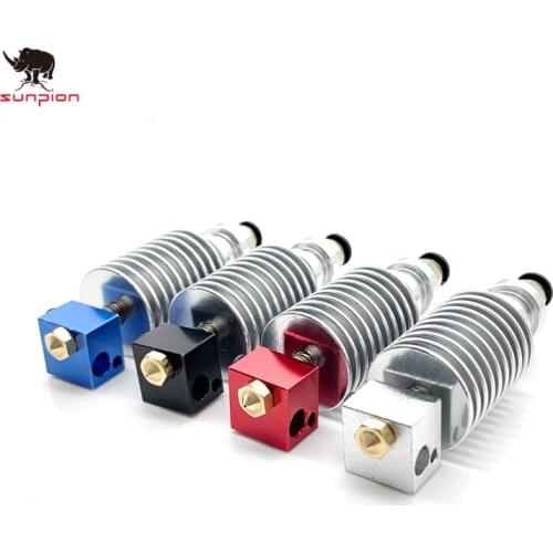 1pcs /lot 3D Printer Accessories Updated Straight-type V5 J-head for ANCYUBIC I3 Mega Mega-S 3D printer parts