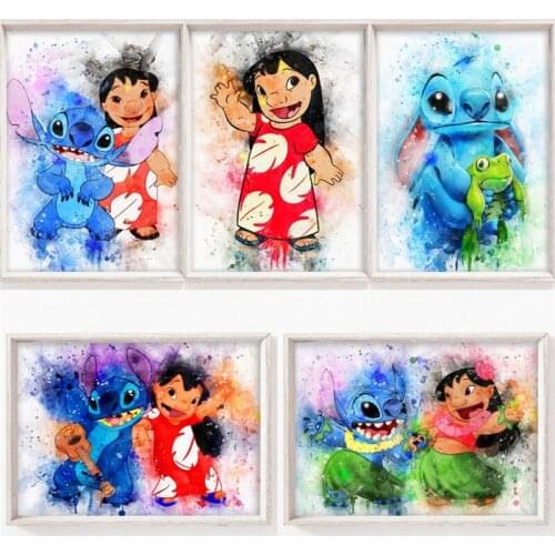 5D DIY Diamond Painting Disney Anime Cartoon Movie Diamond Embroidery Cross Stitch Mosaic Picture Rhinestone Home Decor