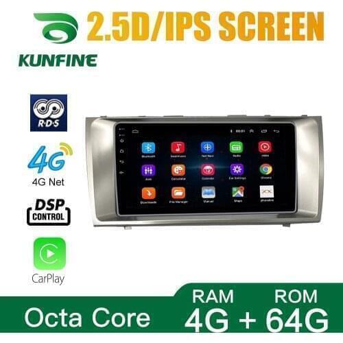 Car Radio For Toyota Camry 2006 -2011 Octa Core Android 10.0 Car DVD GPS Navigation Player Deckless Car Stereo Headunit