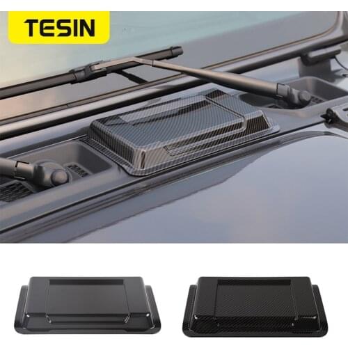 Car Stickers For Jeep Gladiator JT 2018+ Car Hood Air Inlet Outlet Vent Intake Trim Cover Stickers For Jeep Wrangler JL 2018