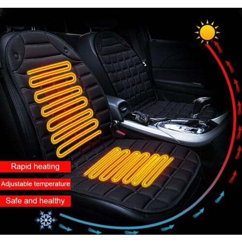 12V Waterproof Car Seat Heater Automobile Winter Seat Covers Warmer Heating Set Homes Office Heated Seat Cushions for Cars