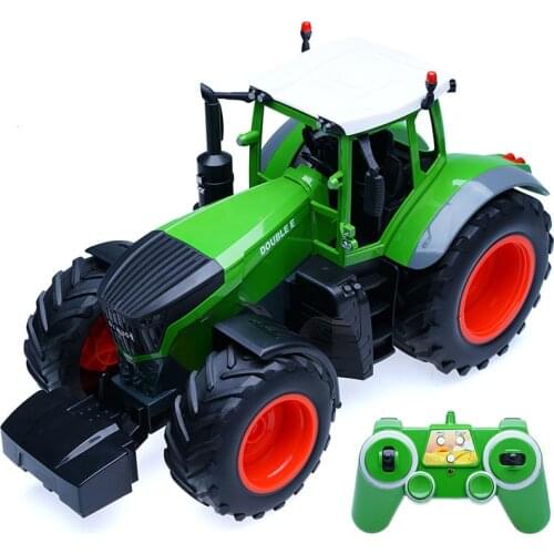 RC Truck Farm Tractor 2.4G Remote Control Trailer / Rake 1:16 High Simulation Scale Construction Vehicle Children Toys Hobby