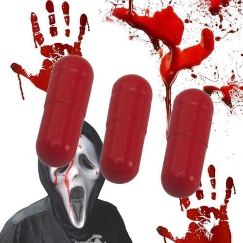 3Pcs Artificial Fake Edible Blood Pop Vampire Plasma Halloween Party Cosplay Holiday Party DIY Decorations Props Supplies