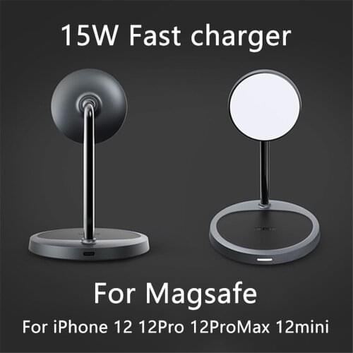For Magsafe 2 in 1 Magnetic Wireless Charger Apply to iPhone 12 12Pro 12ProMax 12Mini and Airpods Dual-Charge Charging Station