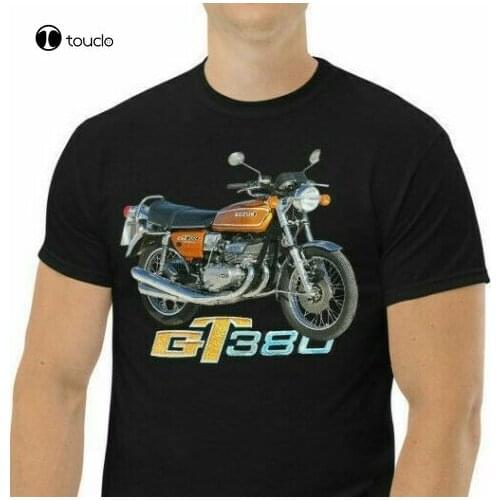 New Gt380 Gt 380 Motorcycle T Shirt Printed Inspired Classic Suz Tee Shirt S-5Xl