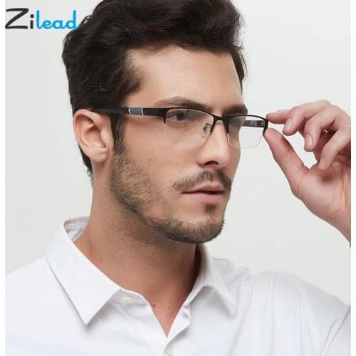 Zilead Prescription Nearsighted Glasses Women Men Cheap Desginer Anti-fatigue Myopia Eyeglasses Square Glasses Diopter -1to-6