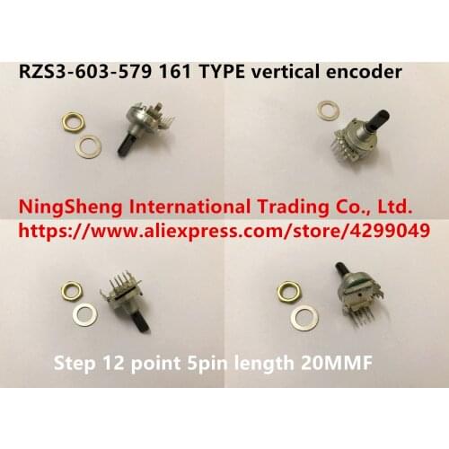 Original new 100% RZS3-603-579 161 TYPE vertical encoder step 12 point 5pin length 20MMF (SWITCH)