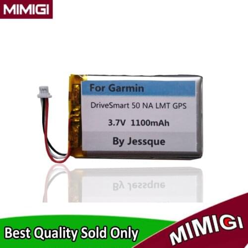 Original Standard 1100mAh Battery For Garmin Drivesmart 50 GPS Accumulator Batterie Batterij AKKU