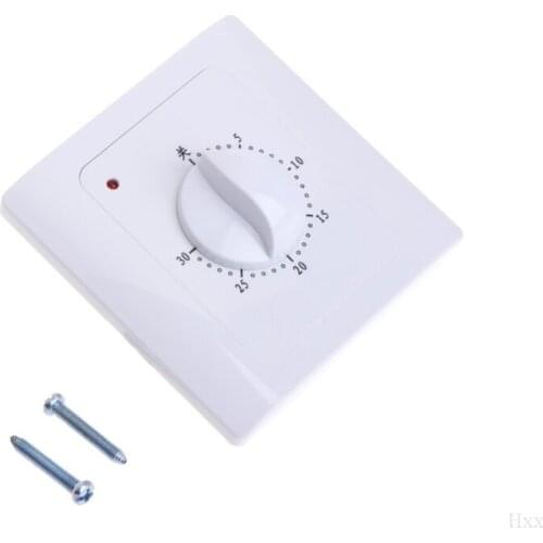 AC 220 V 10A 30Min Countdown Timer Switch Electric Digital Time Plug Control Button Hxx