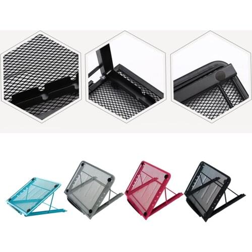 Ventilated Adjustable Laptop Computer Holder Desk Stand Mini Notebook Table Tray Supports for Diamond Painting Kit or Tablet