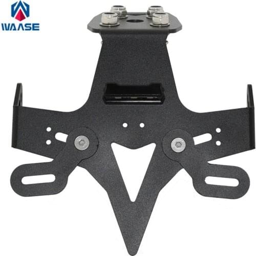 Waase For Kawasaki Ninja ZX-25R ZX25R 2020 2021 License Plate Holder Frame with LED Light