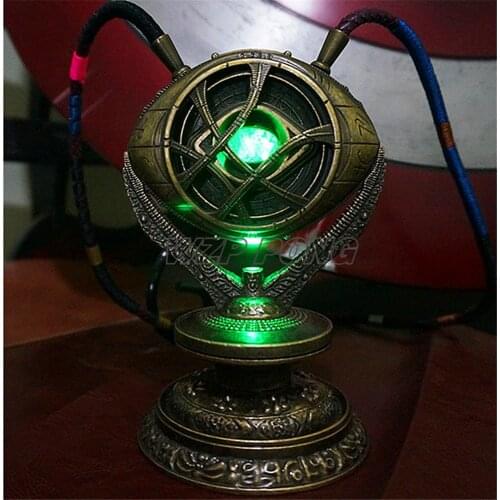 WZP PONG Super hero Gems 1:1 Wearable Cosplay Eye Metal Figurine Dolls Toys Action Collectible Model