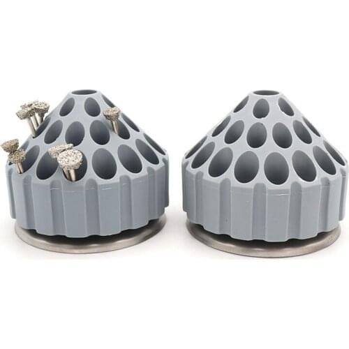1 PCS 360 degree rotation rotating tool box holder grinding head Jade carving tools storage box