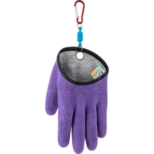 1PC Fishing Glove With Magnet Release Fisherman Professional Catch Fish Glove Cut Puncture Resistant Anti-slip With Hook