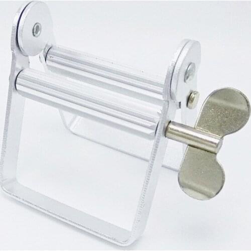 1pcs Tube Squeezer Lazy Toothpaste Dispenser Metal Squeezing Tools Hair Color Dye Cosmetic Paint Squeezer Tube Wringer