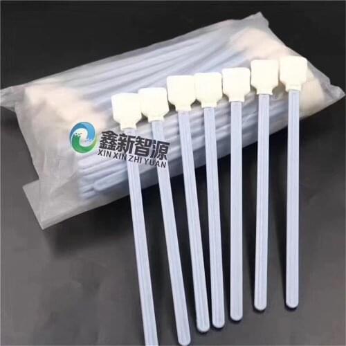 100PCS For Epson DX4 DX5 DX7 TX800 XP600 print head clean swab stick sponge foam tipped Miamki JV5 Mutoh JHF solvent uv printer