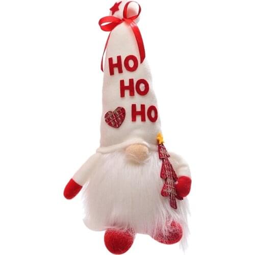 13" Lighted Christmas Gnome Handmade Scandinavian Swedish Tomte Gnomes Santa Light Up Elf Toy Winter Home Table Decor