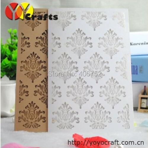 50sets/lot handmade best wishes paper greeting cards laser cut handmade paper greeting card invitation card