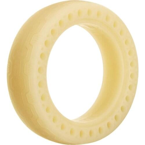 8 1/2*2 Fluorescent Explosion-proof Solid Tire for M365 XiaoMi Scooter/8.5 Inch Honeycomb Cellular Rubber Solid Luminous Tire