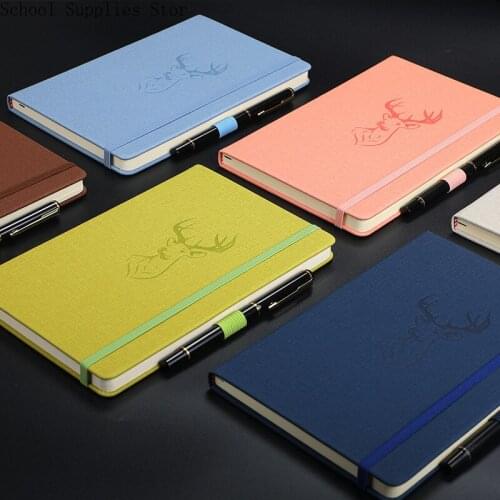 A5 Strap Notebook Office Stationery Business Notepad Student Creative Prize Notebooks for Students Journals