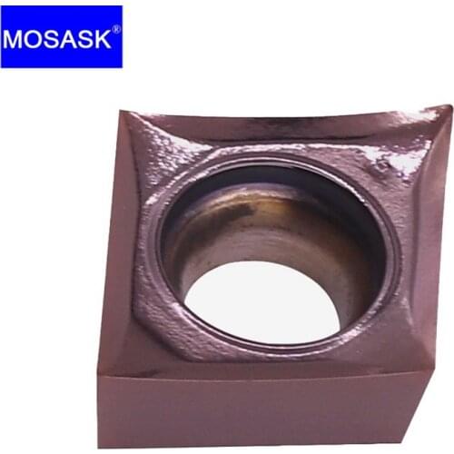 MOSASK 10PCS CCGT MF-Q-ZP15 ZP163 Diamond Shaped Metal Working Lathe Tungsten Carbide Finish Machining Grinding Insert Cutter