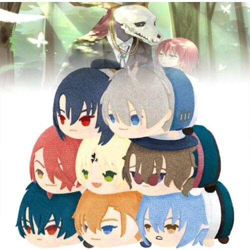 Anime Figure Stuffed Mahoutsukai Oz Mini Dolls Arthur Cain Riquet Plush Pendants Collectible Gift Toys For Children Cotton Dolls