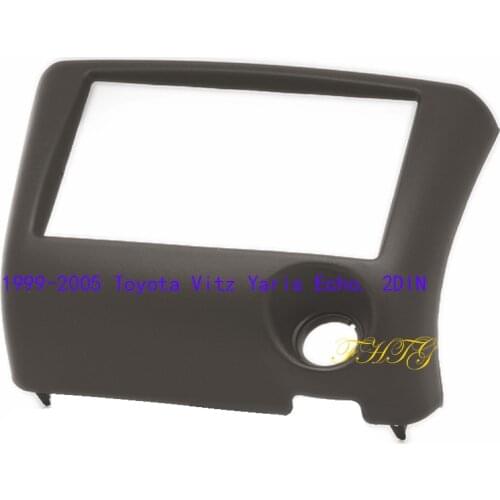 Car DVD Plastic Frame,Fascia is suitable for1999-2005 Toyota Vitz/ Yaris/ Ech, Double Din Car Audio Frame