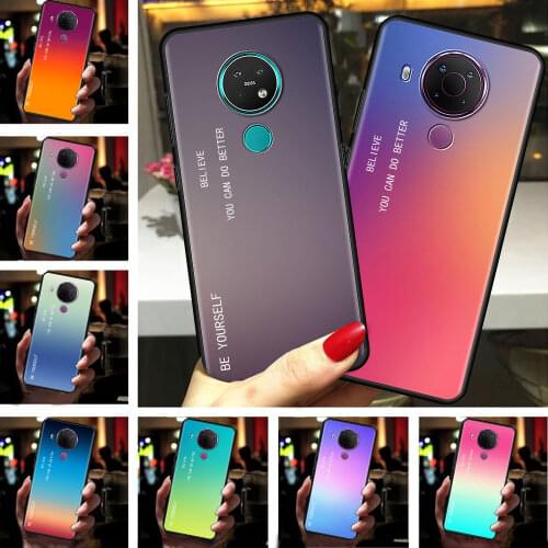 Gradient BE YOURSELF Cover for Nokia 5.4 7.2 3.4 5.3 2.3 3.2 8.3 5G 2.4 2.2 4.2 1.3 1.4 C20 G20 X20 Cell Phone Case Coque Capa