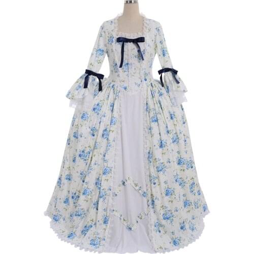 Cosplaydiy Custom Made Marie Antoinette Baroque Medieval Dress Renaissance Costume Belle Rococo Ball Gown Dress L320