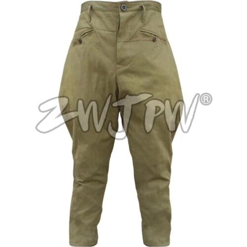 CHINESE ARMY RIDING BREECHES TYPE 55 SPRING COTTON MEN New Traditional Pants Baggy Pants Riding Sports Breeches CN/503106