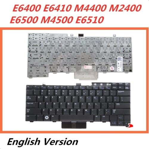 Laptop English Keyboard For Dell E6400 E6410 M4400 M2400 E6500 M4500 E6510 Notebook Replacement layout Keyboard