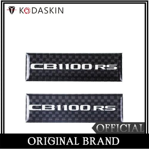 KODASKIN Motorcycle 3D Carbon Timing Belt Cover Front and Rear Round Decal for Honda CB1100RS