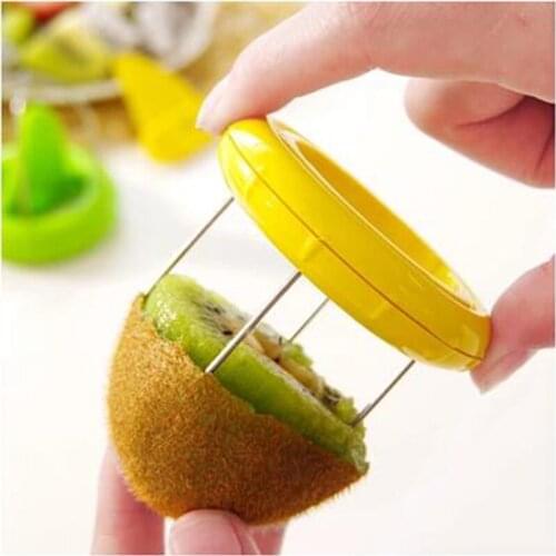 Mini Fruit Kiwi Cutter Peeler Slicer Kitchen Gadgets Tools Kiwi Peeling Tools Peel Splitter Kitchen Fruit and Vegetable Tools