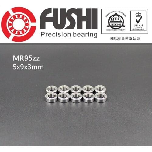 MR95ZZ ABEC-1 (50PCS) 5X9X3mm Miniature Ball Bearings L-950ZZ